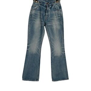Celine Vintage Wash Flared Denim